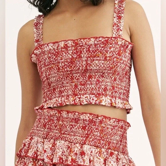 Free People 2 Piece Set! Crop Top & Skirt Set! - Picture 3 of 13
